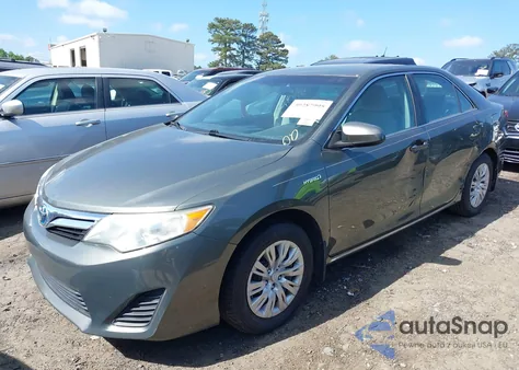 2012 Toyota Camry Hybrid Le из США, поврежденный, VIN 4T1BD1FK5CU025352